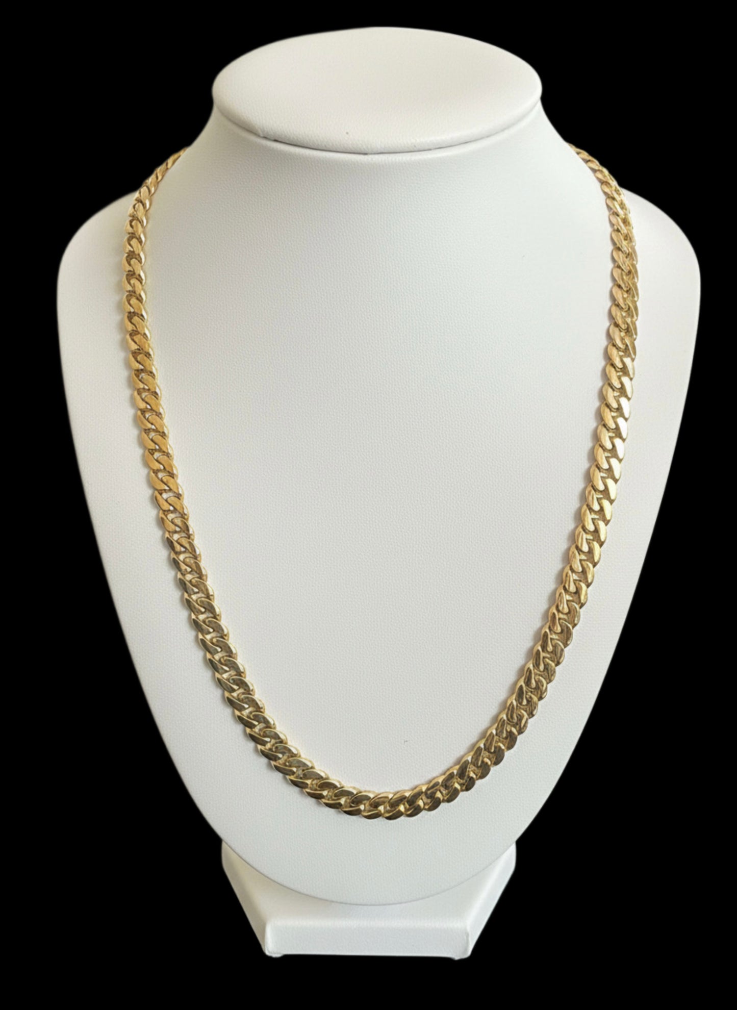 Colier Cuban 6mm Placat cu Aur 18K