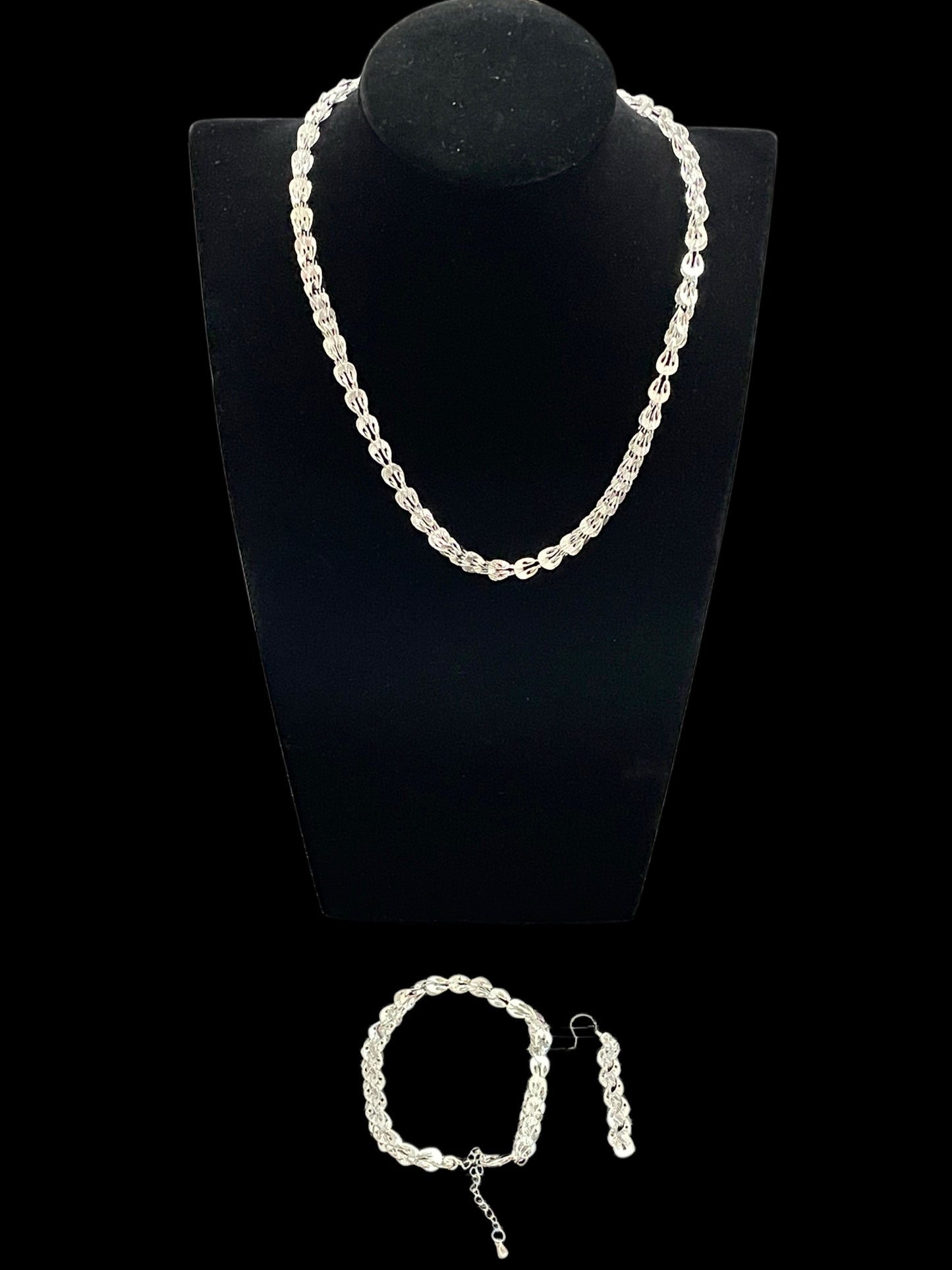 Set Brățară, Colier și Cercei din Argint 925 | Elegant