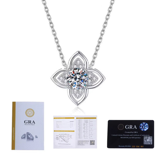 Colier F. Power Moissanite 5MM 0.5ct