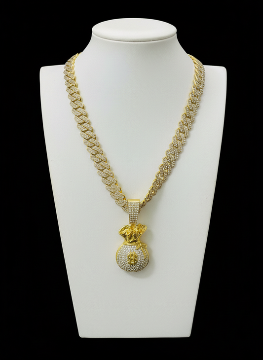 Cuban Gold Money Bag – ICE VISION