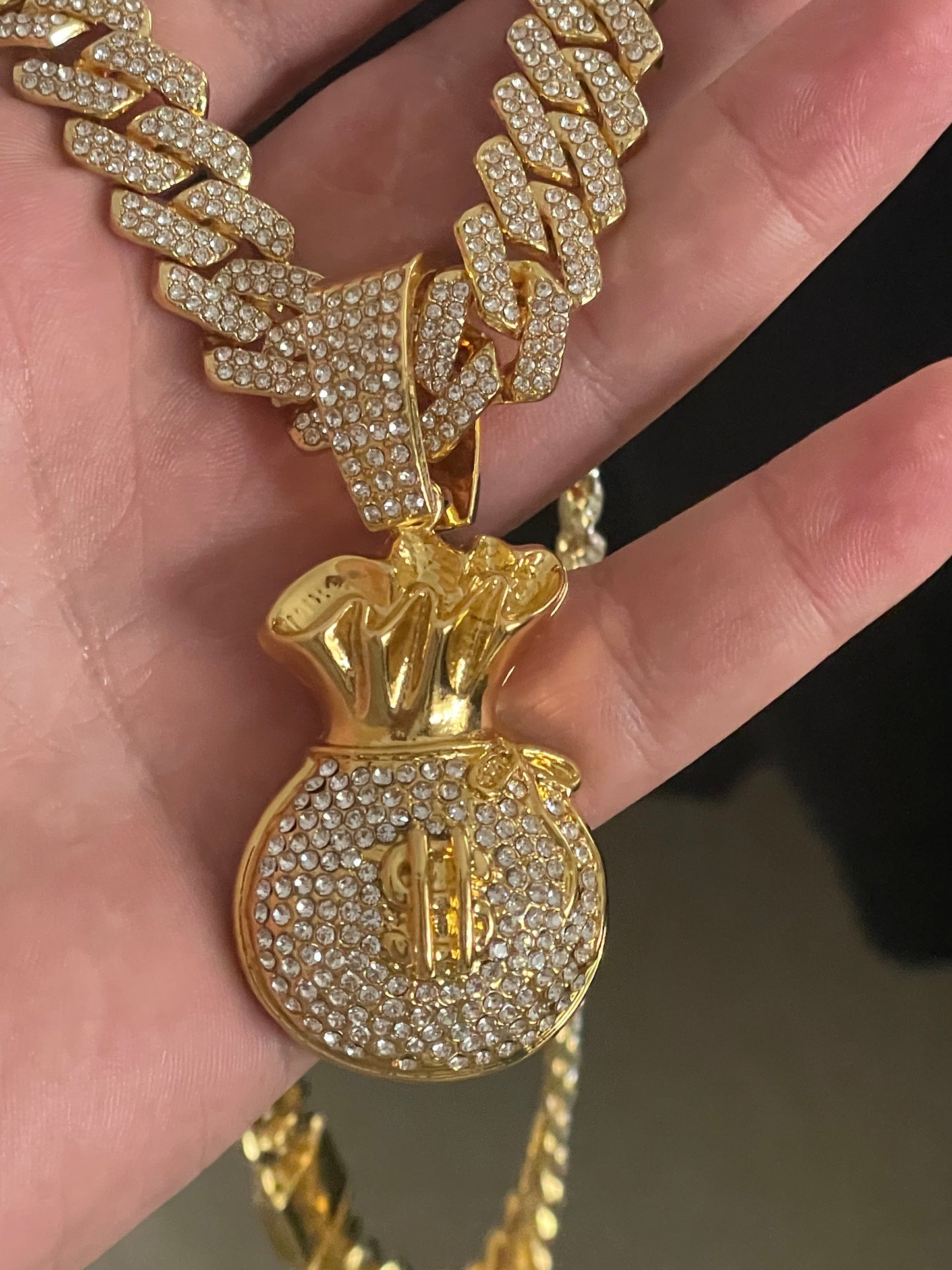 Cuban Gold Money Bag – ICE VISION