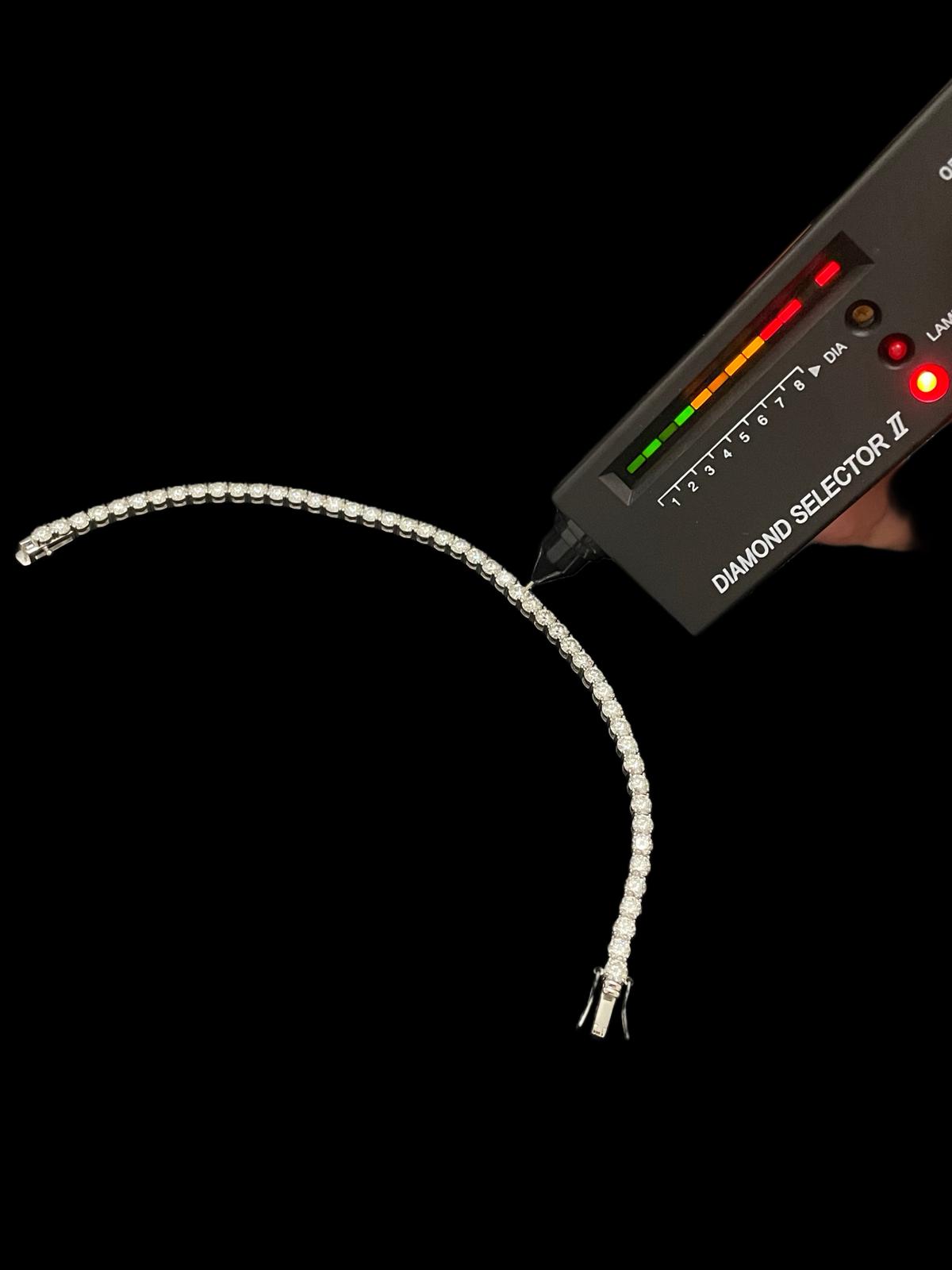 ICE VISION™ Moissanite Tennis Bracelet – Argint 925 VVS