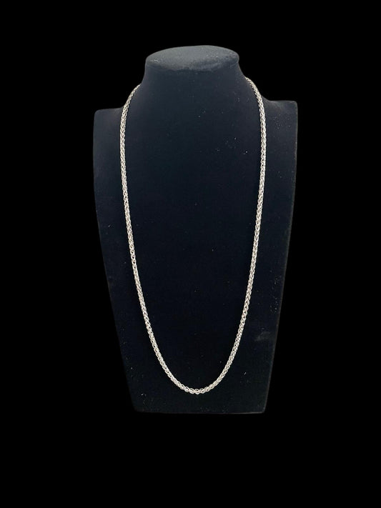 ICE VISION™ Wheat Chain – Argint 925 SOLID 4MM, 26' (INCH)